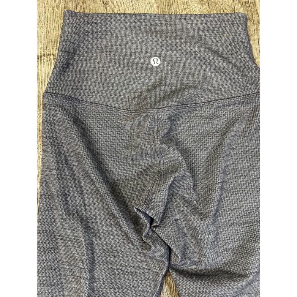 Lululemon Align High-Rise Pant 25 Heathered Black White Space Dye Size 4 LW5CFGS